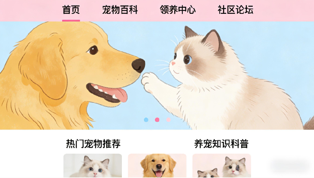 宠物网站建设.png