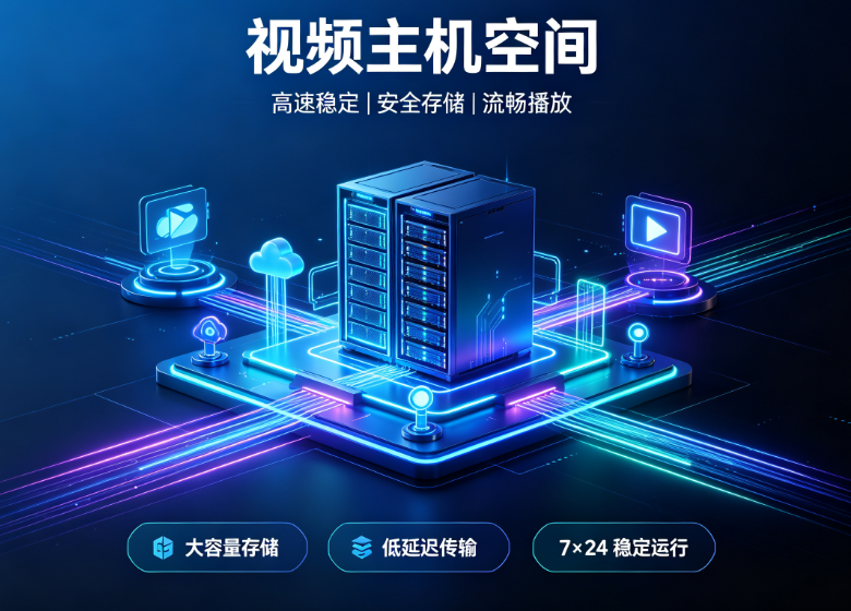 视频主机空间怎么选？从上传到播放看清配置