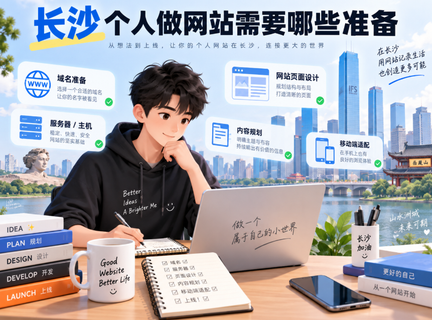 个人建站需先明确定位再规划内容框架