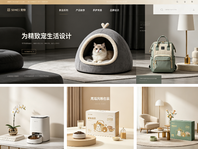 精致宠物网站建设.png